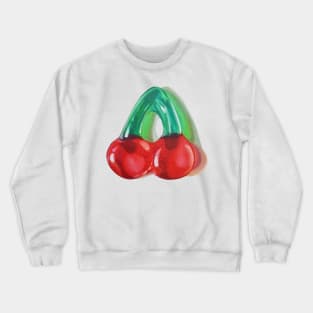 BFFs - cherry gummy candy painting (no background) Crewneck Sweatshirt